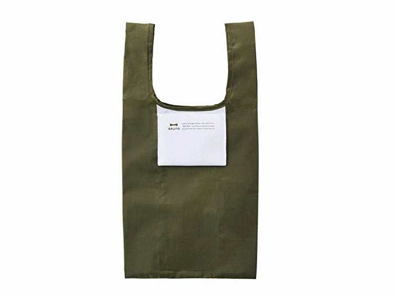 可收納環保袋S | 卡其色