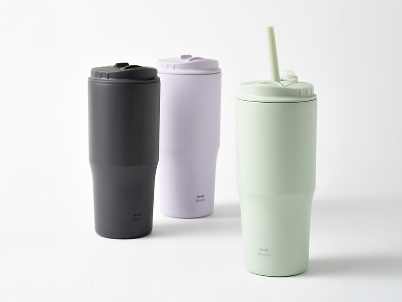 雙飲保溫吸管杯 700ml | 霧紫