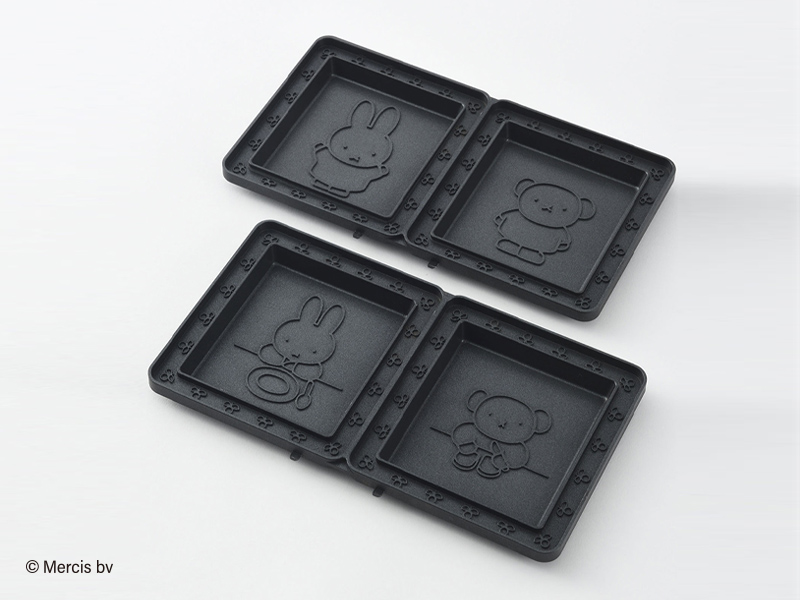 miffy雙版厚燒三明治機  | 布魯納紅