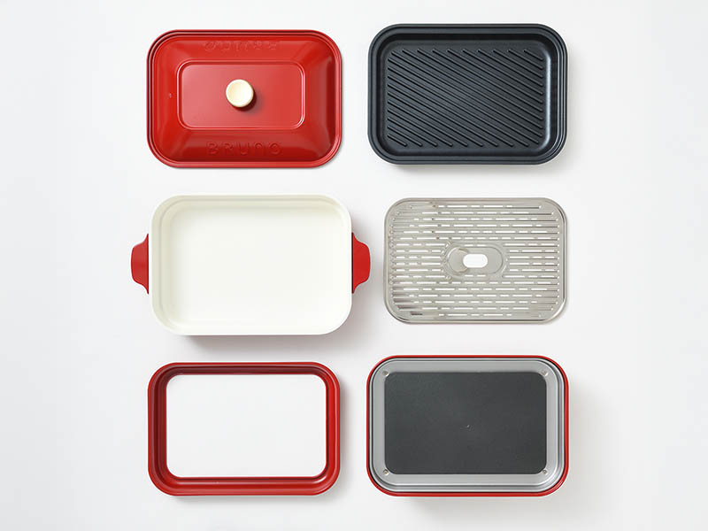 數位經典多功能電烤盤 | 蘋果紅